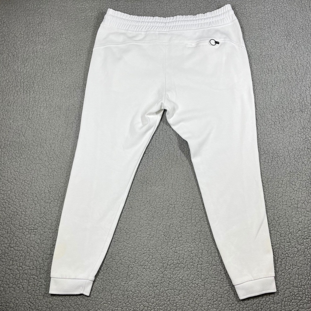 Nike Court Tennis Joggers Women's XL White Cotton Blend Mesh‎ Pants 894871-100 - Picture 5 of 14